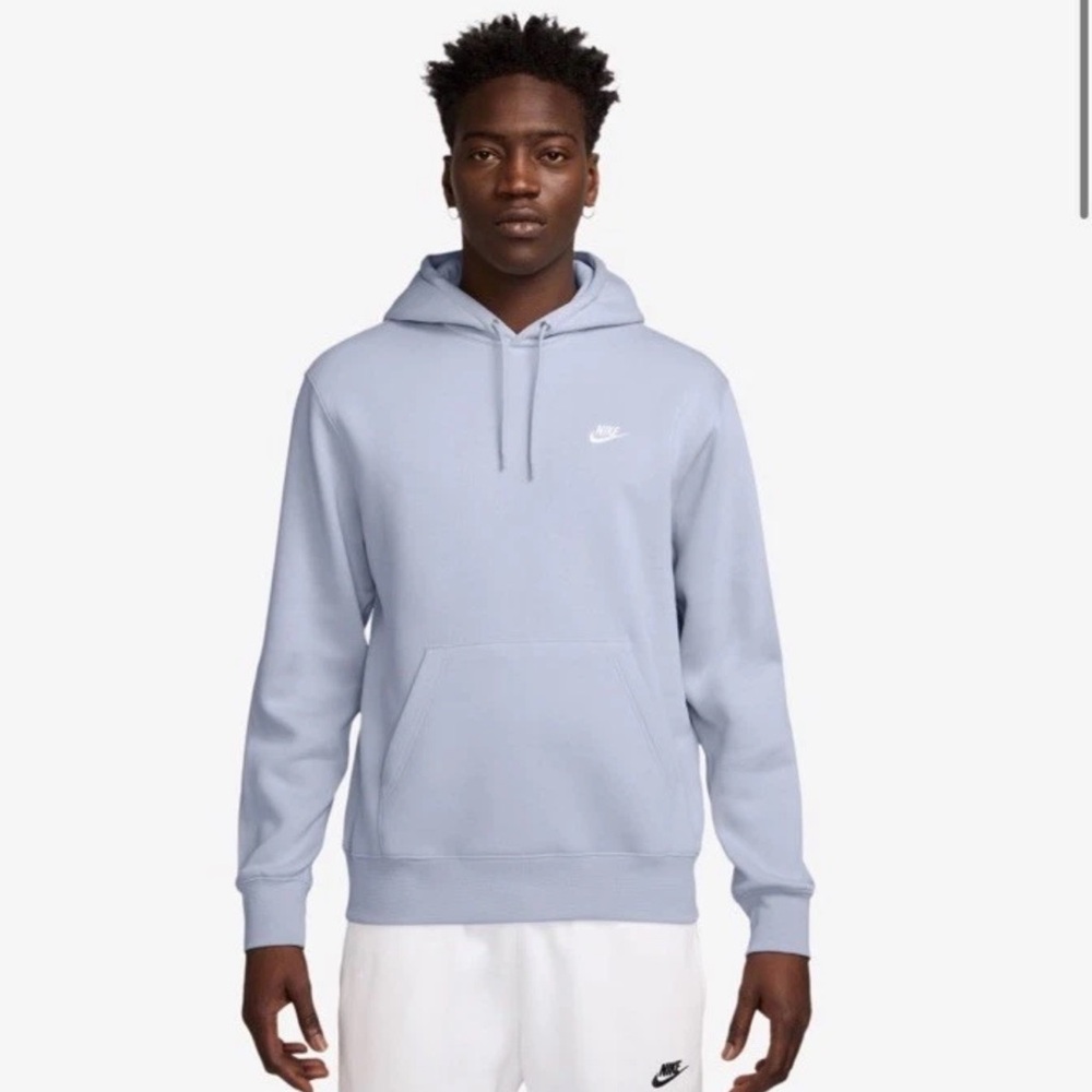 Nike Hoodie Men’s Small Light Purple  Nike Club Pullover Hoodie Embroidered NWT